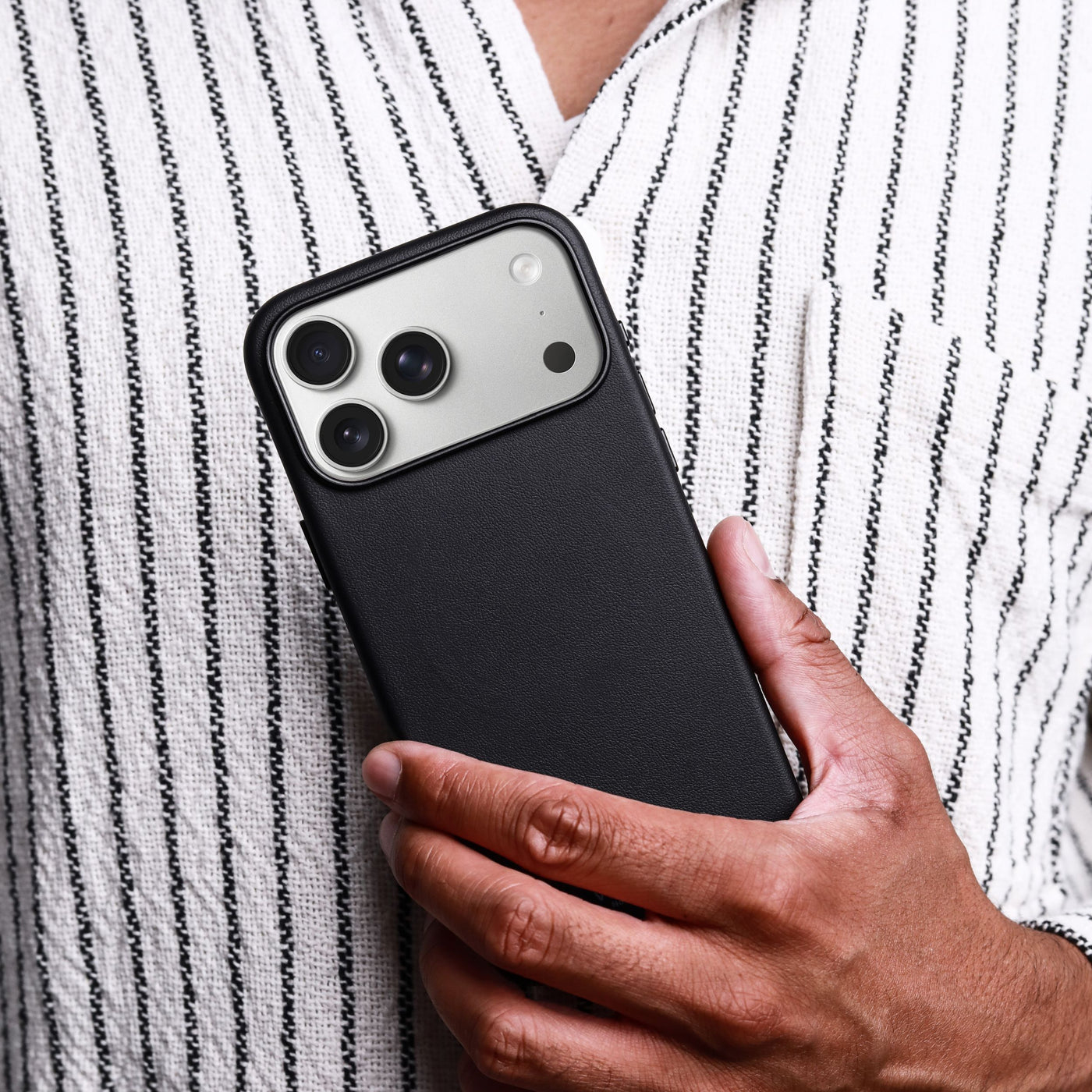 Vonmählen Like Leather - Hintere Abdeckung für Mobiltelefon - MagSafe-Kompatibilität - Polycarbonat (PC), Ansicht 2