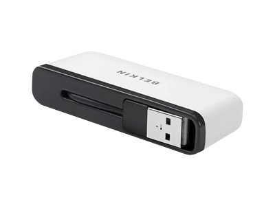 Belkin Travel - Hub - 4 x USB 2.0 - Desktop, Ansicht 2