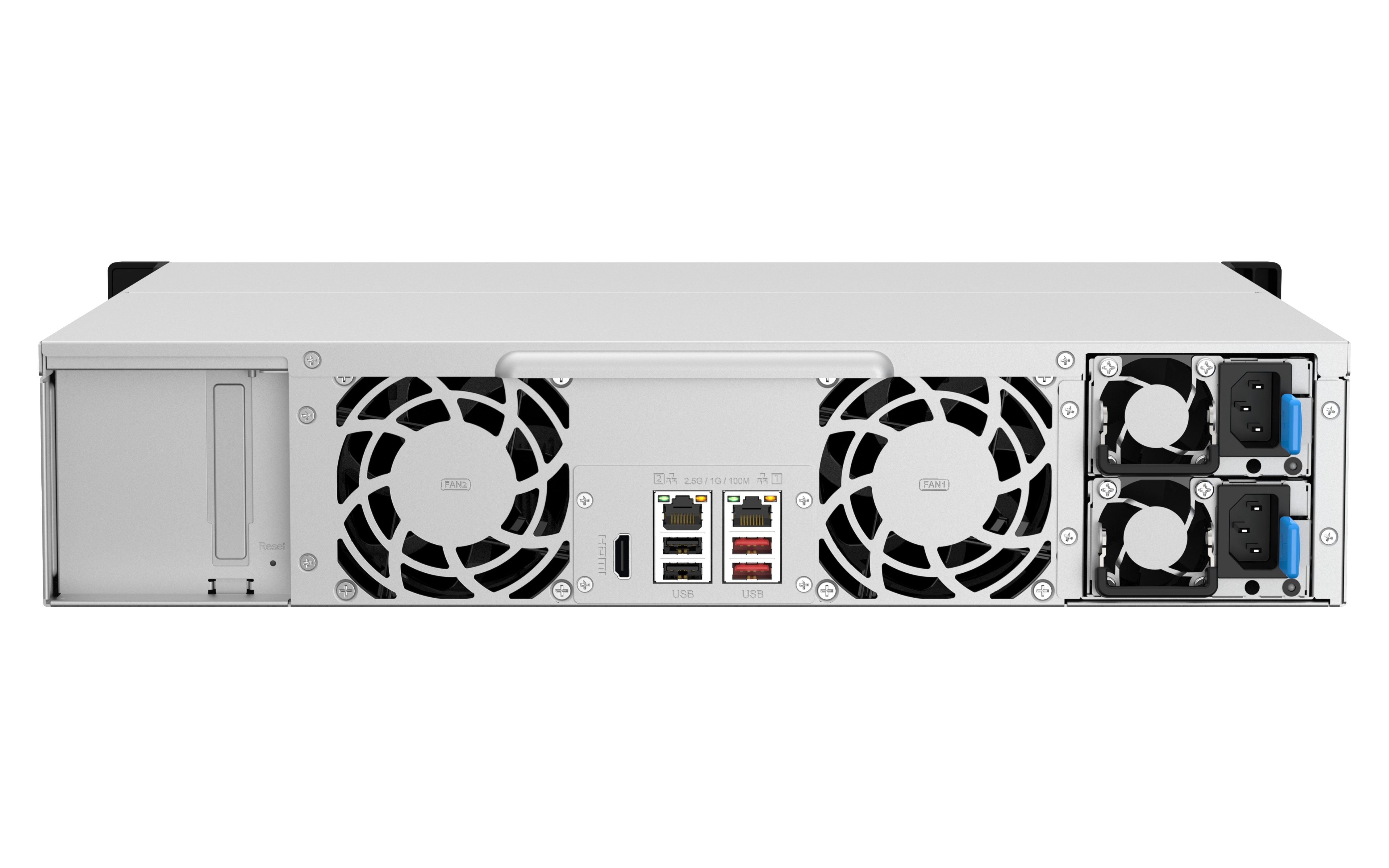 QNAP TS-1264U-RP-8G 2U12Bay N5095 QC, Ansicht 3