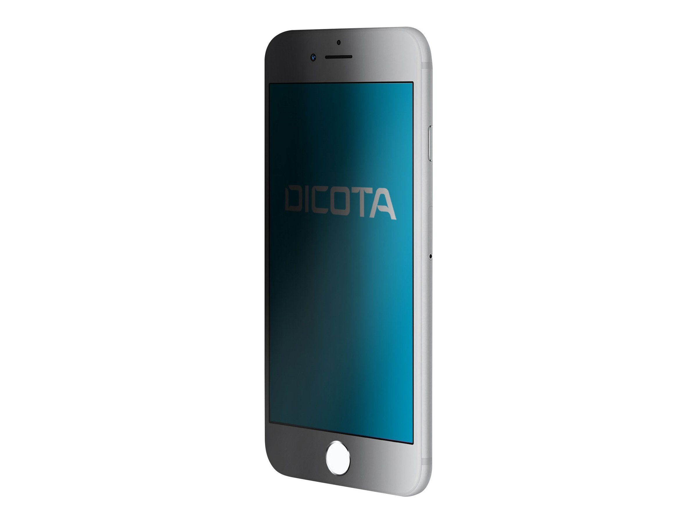 Dicota Secret - Bildschirmschutz für Handy - mit Sichtschutzfilter - 4-Wege - durchsichtig - für Apple iPhone 8, SE (2. Generation)