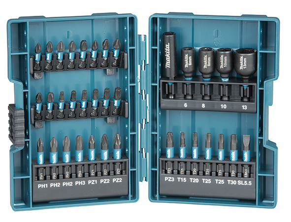 Makita Impact Black - Schraubendreherset mit Einsätzen, Ansicht 2