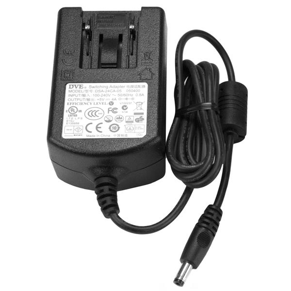 StarTech.com Ersatz 5V DC Netzteil - 5 Volt, 4 Ampere, Ansicht 3