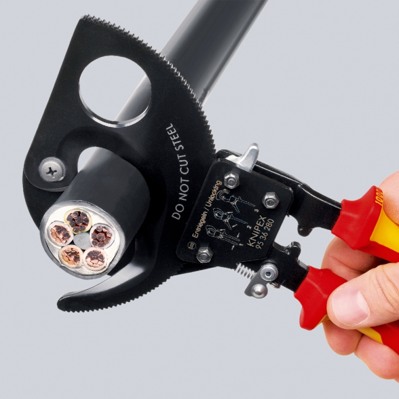 KNIPEX Kabelschneider - Lacquered Black, Ansicht 4