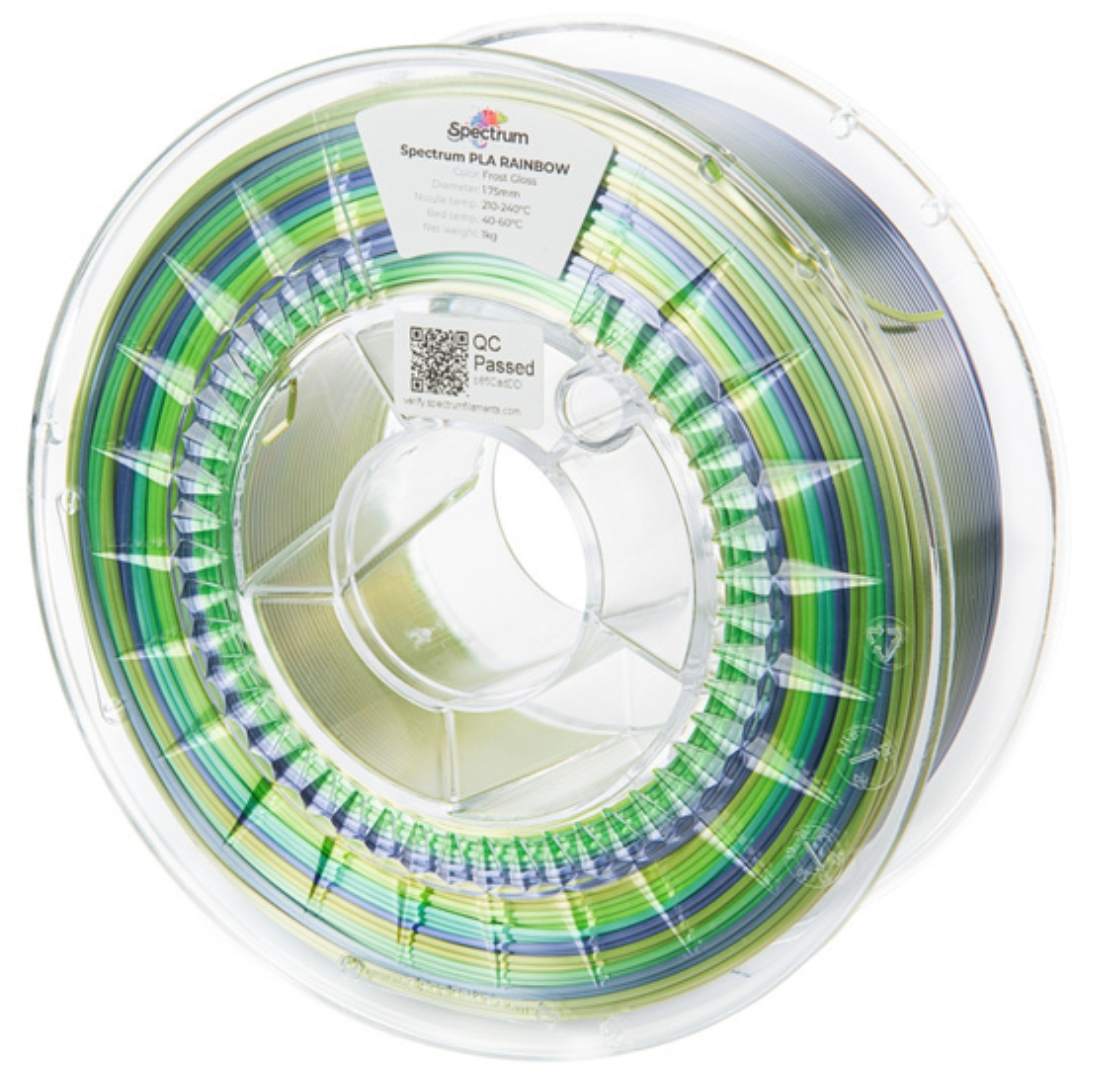 Spectrum Filaments Filament· PLA SILK Rainbow· FROST GLOSS· 1.75mm· 1kg, Ansicht 3