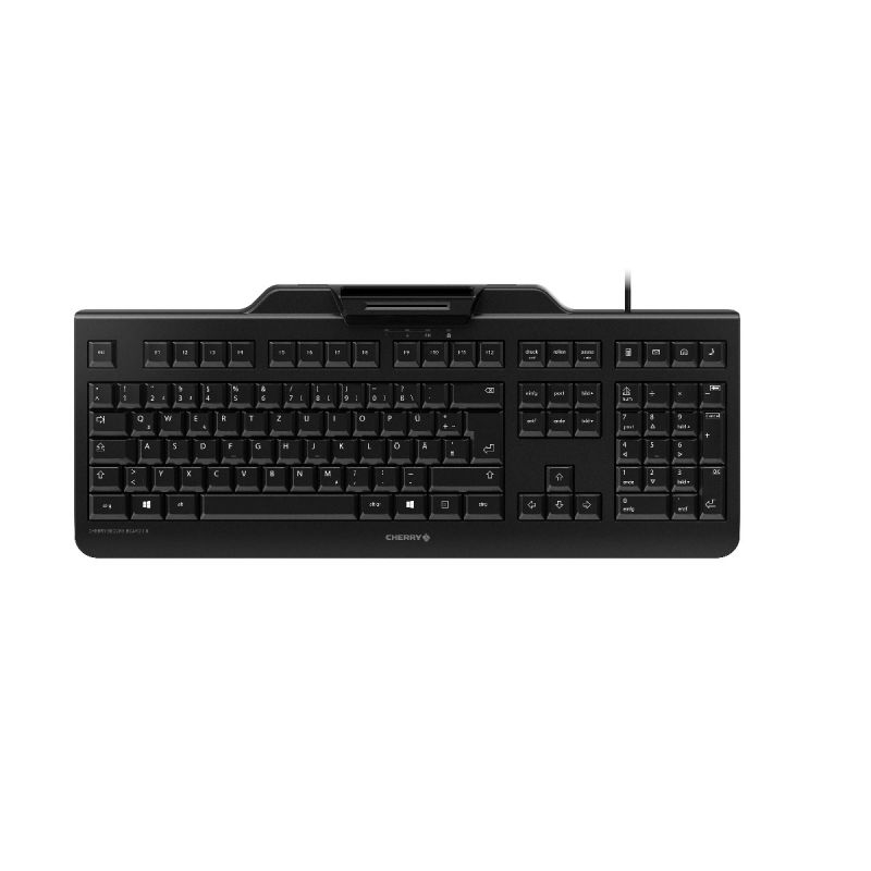 Cherry SECURE BOARD 1.0 - Tastatur - mit NFC - TL: EU, QWERTY, Ansicht 2