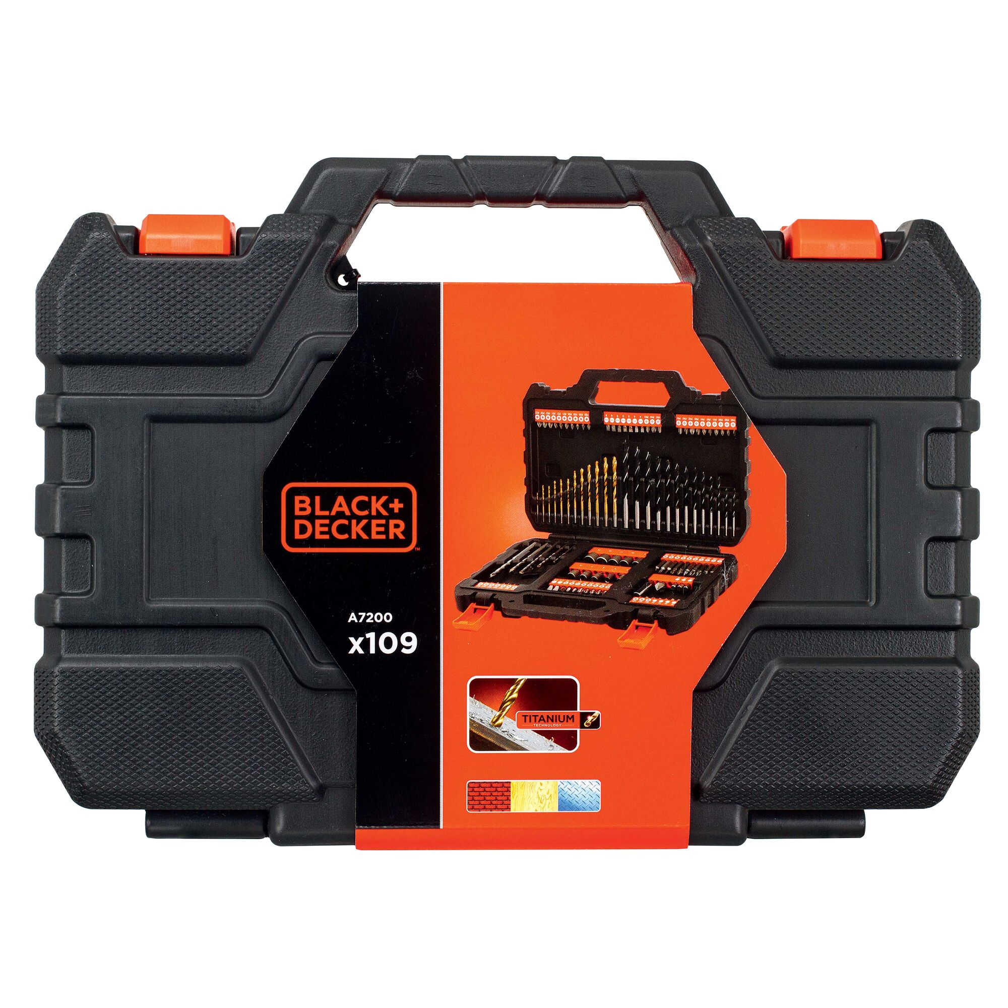 Black & Decker A7200-XJ Titanium - Schraubendreher- und Bohreinsatzset, Ansicht 3