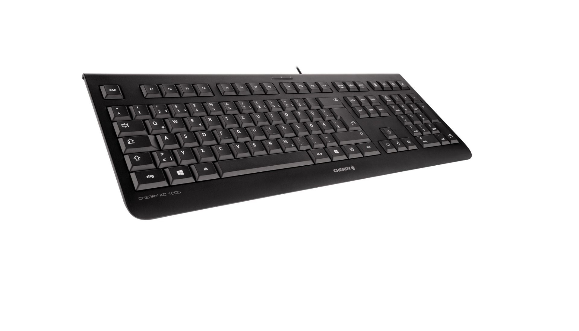 Cherry KC 1000 - Tastatur - USB - TL: Ungarisch, QWERTZ, Ansicht 4