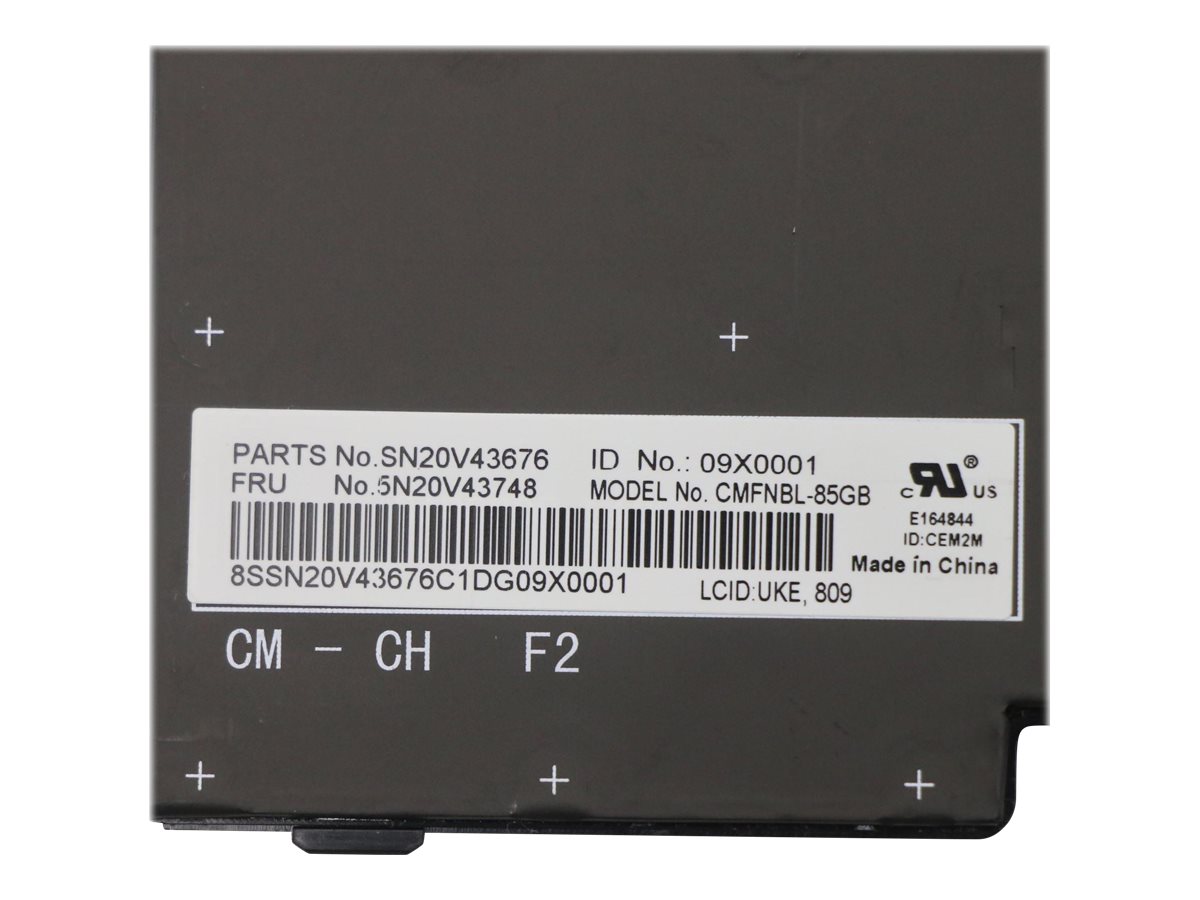 Lenovo Chicony - Ersatztastatur Notebook - Schwarz - TL: UK, QWERTY, Ansicht 3