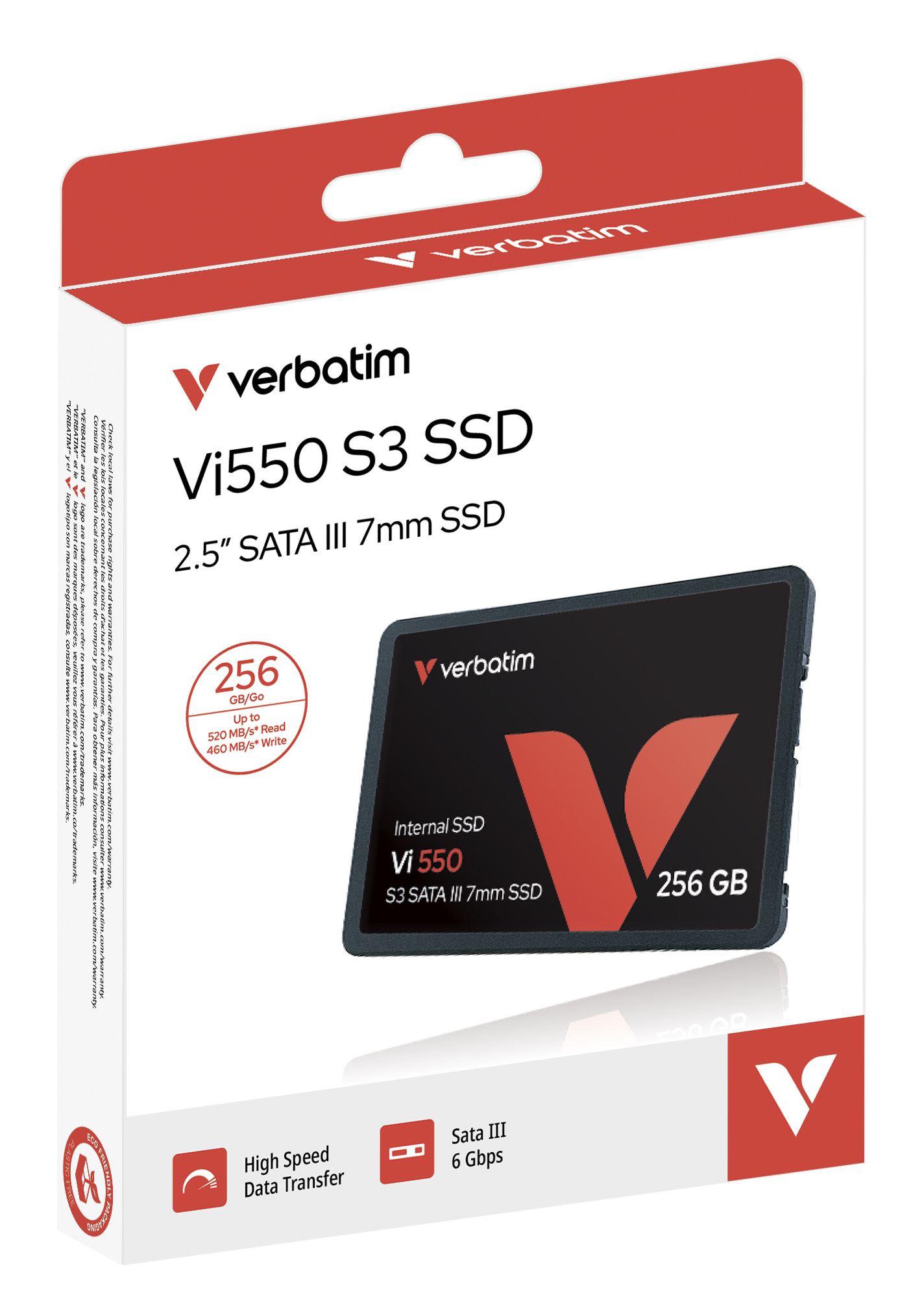 Verbatim Vi550 - SSD - 256 GB - intern - 2.5 (6.4 cm), Ansicht 2