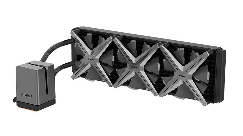 Inter-Tech ALSEYE X360 - Prozessor-Flüssigkeitskühlsystem - (für: LGA775, LGA1156, AM2, AM2+, LGA1366, AM3, LGA1155), Ansicht 2