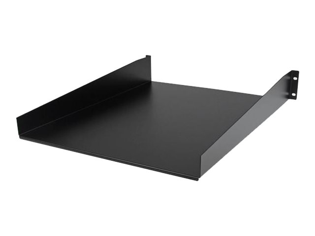 StarTech.com 2 HE 19 Fest montierbarer Fachboden für Server Rack/ Schrank bis 22 Kg - Fachboden für Serverschrank, Ansicht 2
