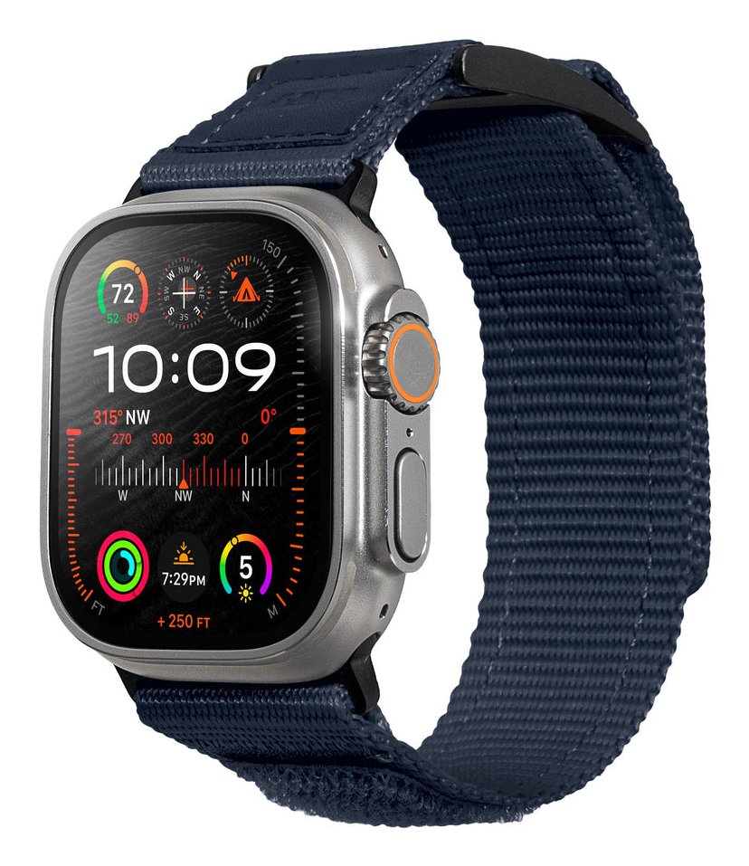 Laut International CHAMPS SPORT Blue Nylon Band Apple Watch 42/44/45/49, Ansicht 2