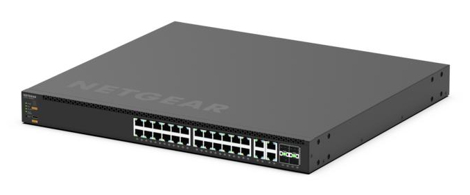 Netgear M4350-24M4X4V - Switch - L3 - managed - 24 x 100/1000/2.5G (PoE++), Ansicht 4