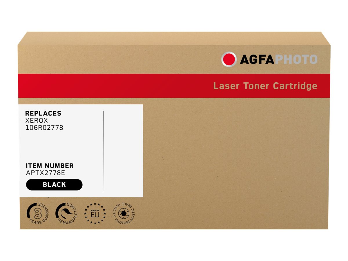 AgfaPhoto Schwarz - kompatibel - Box - wiederaufbereitet - Tonerpatrone (Alternative zu: Xerox 106R02778)