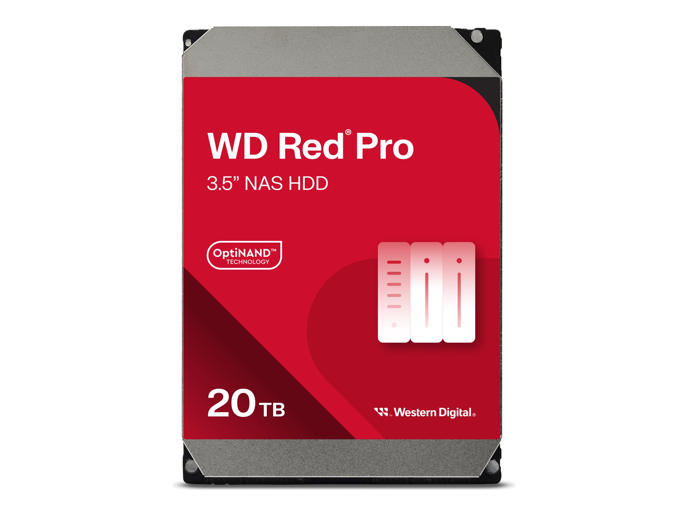 WD Red Pro WD201KFGX - Festplatte - 20 TB - intern - 3.5 (8.9 cm)