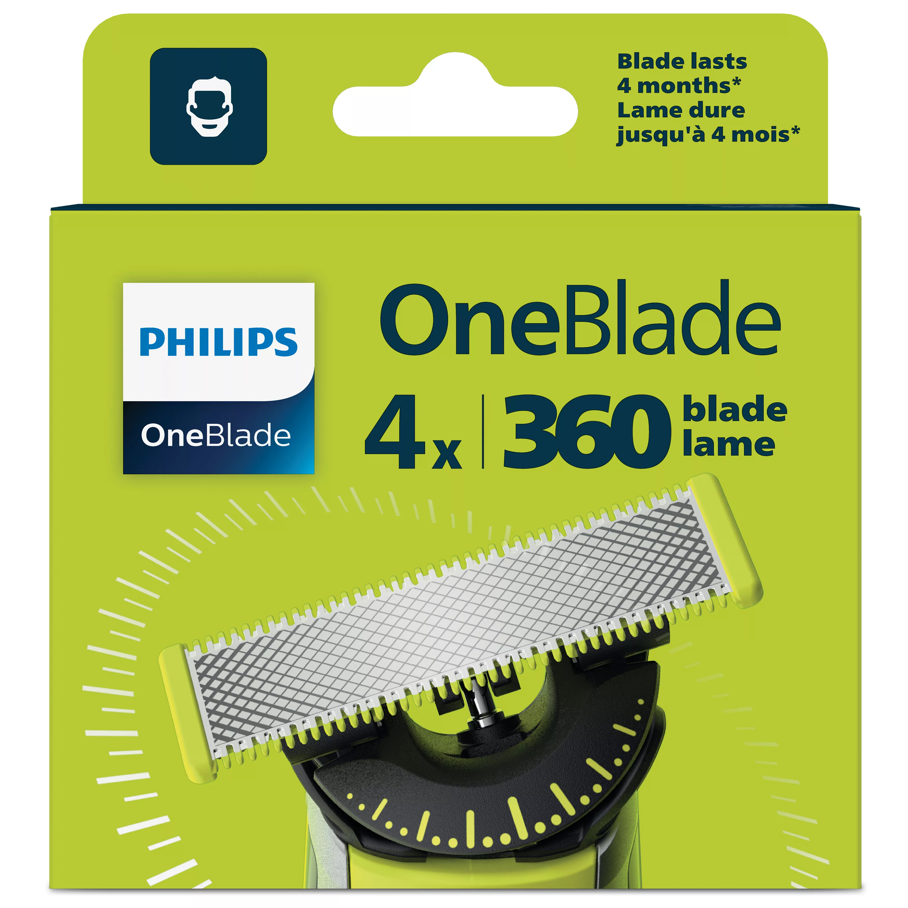 Philips Blades OneBlade Philips, 360flex, 4pack, Ansicht 4