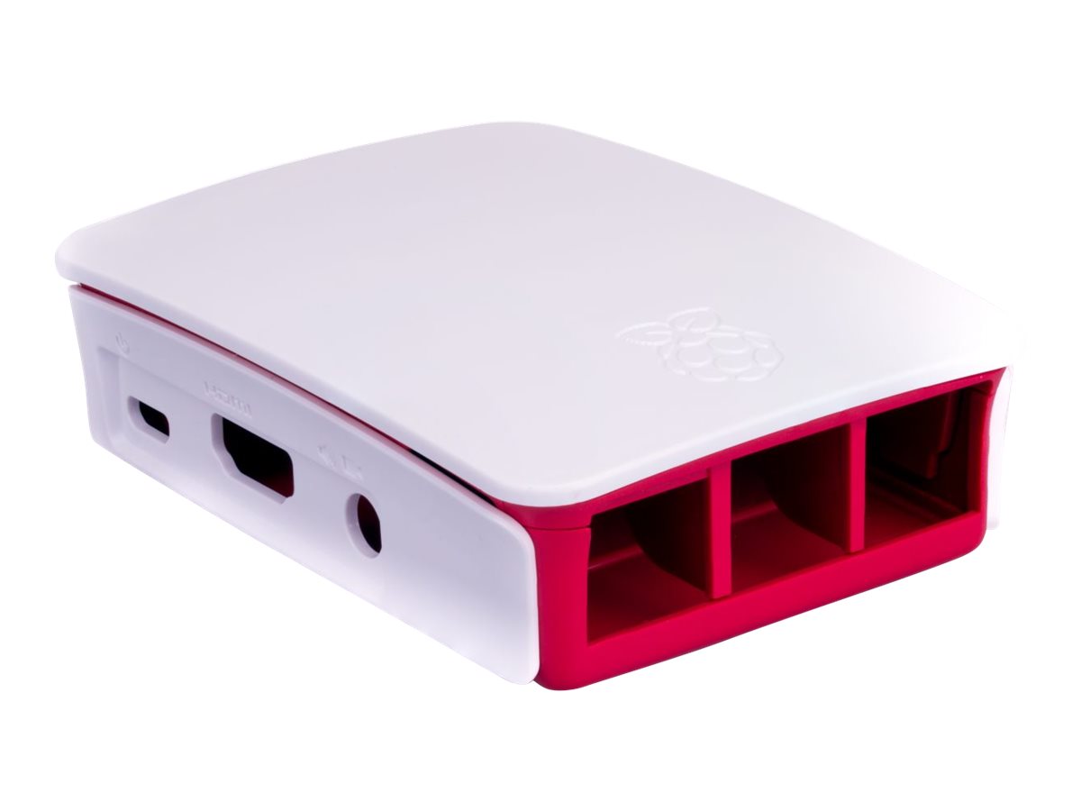 Raspberry Pi Pi - Hülle - weiß, himbeerfarben - für Raspberry Pi 2 Model B