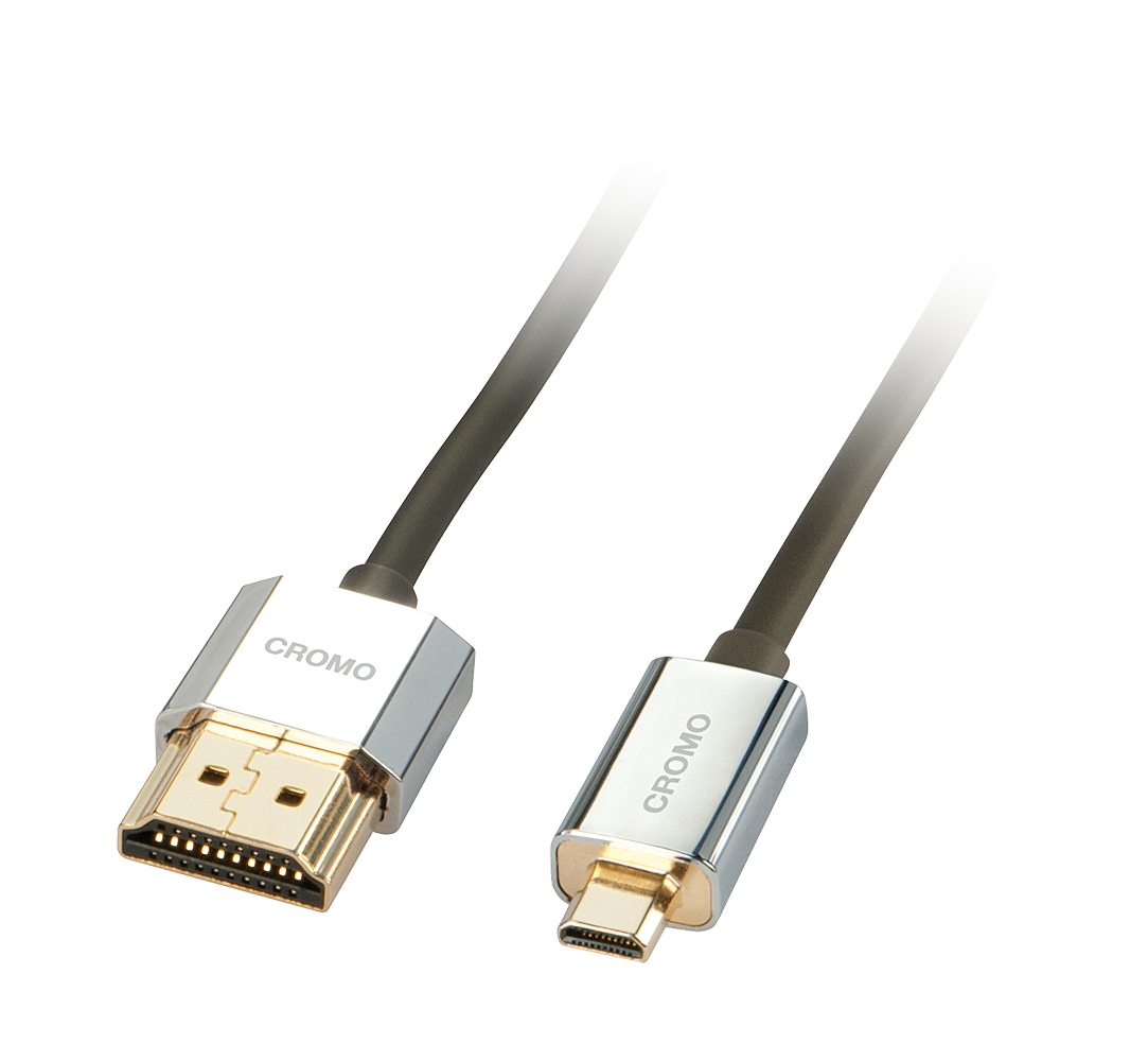 Lindy CROMO Slim High-Speed-HDMI-Kabel mit Ethernet