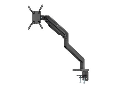 Manhattan Befestigungskit (Klemmmontagesockel, mechanische Feder, schwenkbarer Arm) - vollbeweglicher einstellbarer Arm - für Curved Panel/Flat Panel - Aluminium - Schwarz - Bildschirmgröße: 43.18-124.5 cm (17"-49")