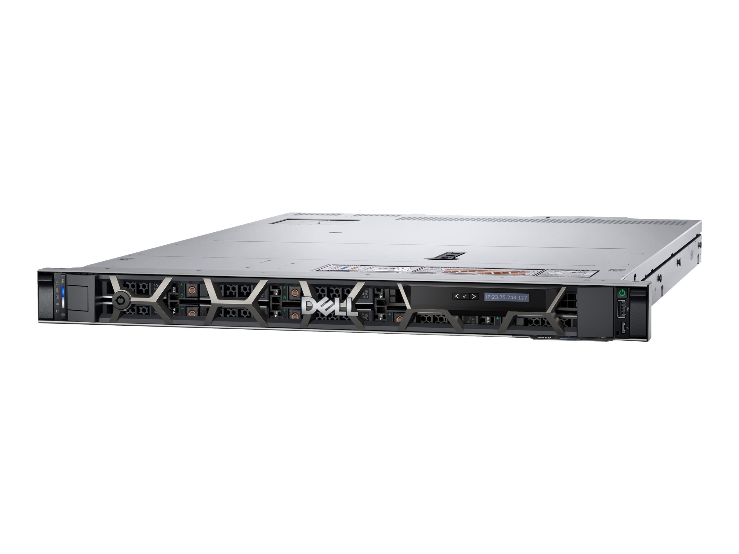 Dell EMC PowerEdge R450 - Server - Rack-Montage - 1U - zweiweg - 1 x Xeon Silver 4310 / 2.1 GHz