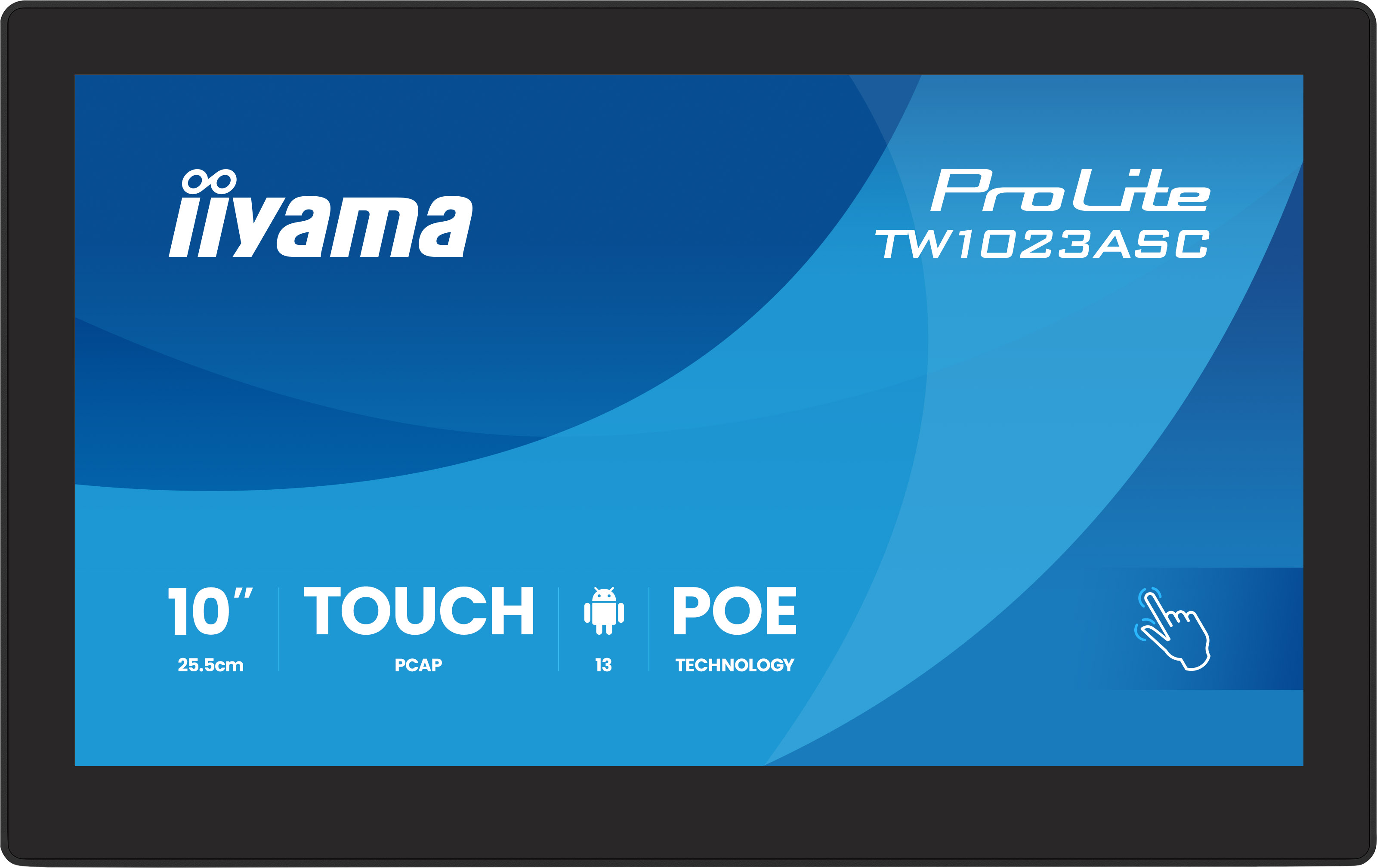 Iiyama ProLite TW1023ASC-B3P - Android-PC - Touchscreen-PC - 1 RK3568 - RAM 4 GB - SSD - 1GbE - WLAN, Bluetooth - 10.1, Ansicht 3