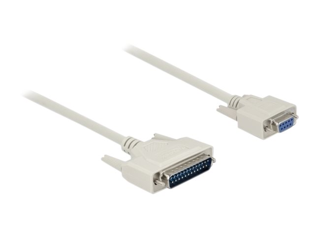 Delock Kabel seriell - DB-25 (M) zu DB-9 (W)