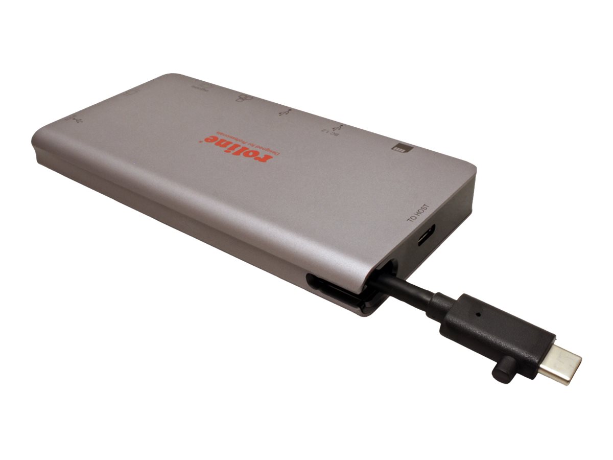 ROLINE Dockingstation - USB-C 3.2 - VGA HDMI