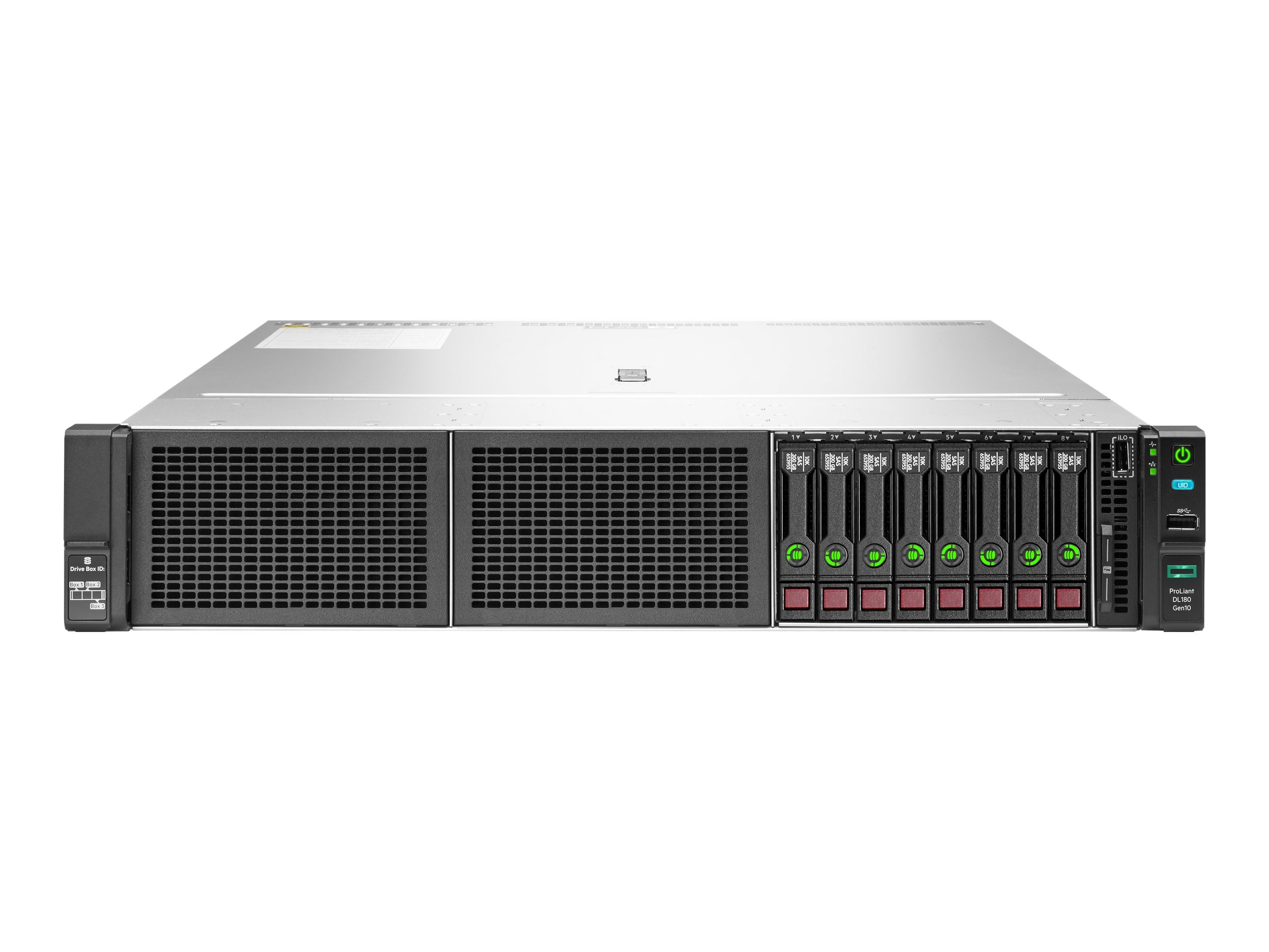 HPE ProLiant DL180 Gen10 - Server - Rack-Montage - 2U - zweiweg - 1 x Xeon Silver 4210R / 2.4 GHz