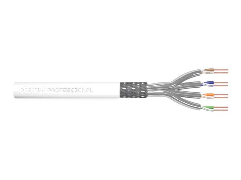 DIGITUS CAT 7 S/FTP Datenkabel - Verlegekabel, 305 m, Simplex, Dca-s1a, d0, a1