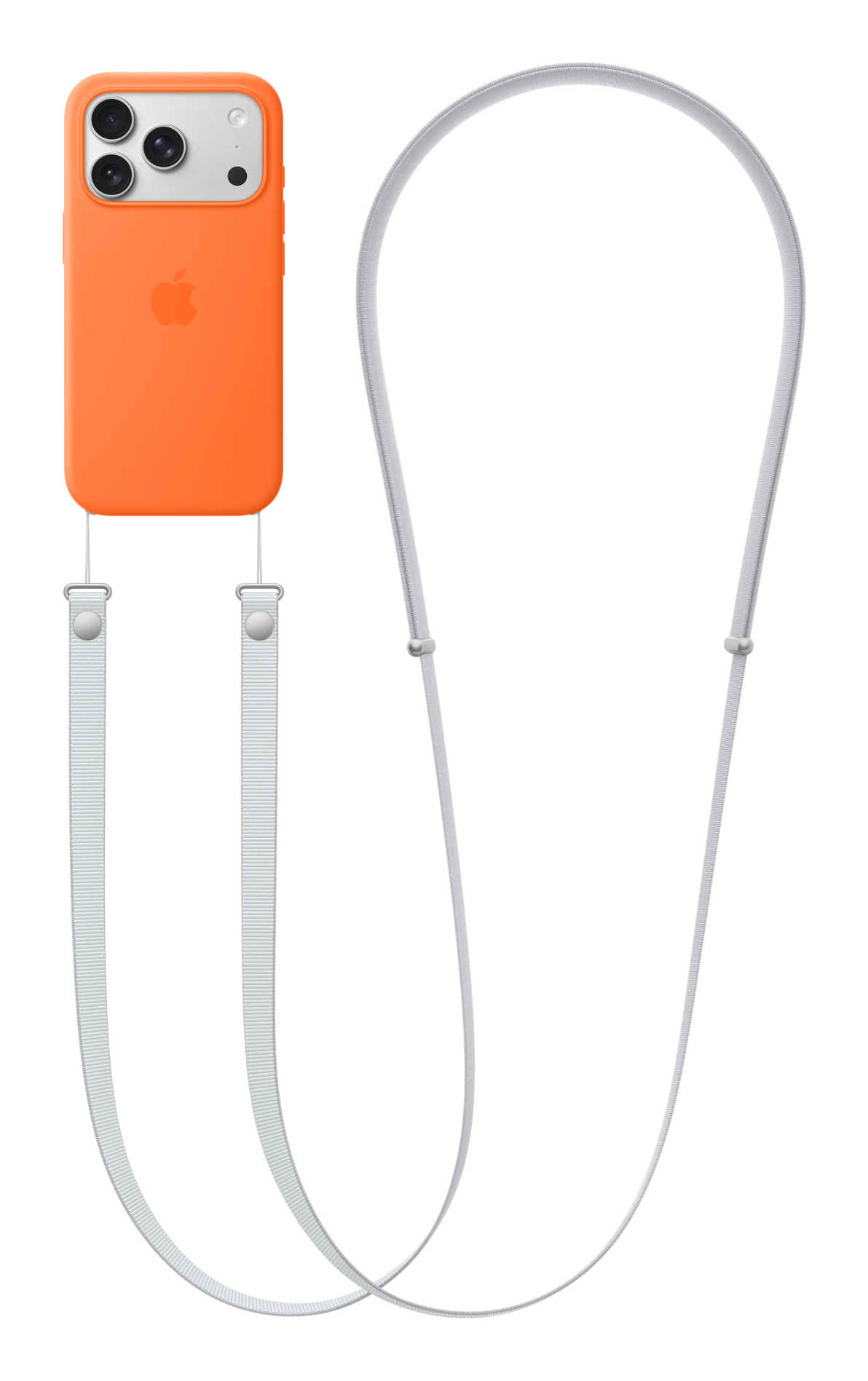 Apple Schultergurt für Handy - Hellgrau, Ansicht 3