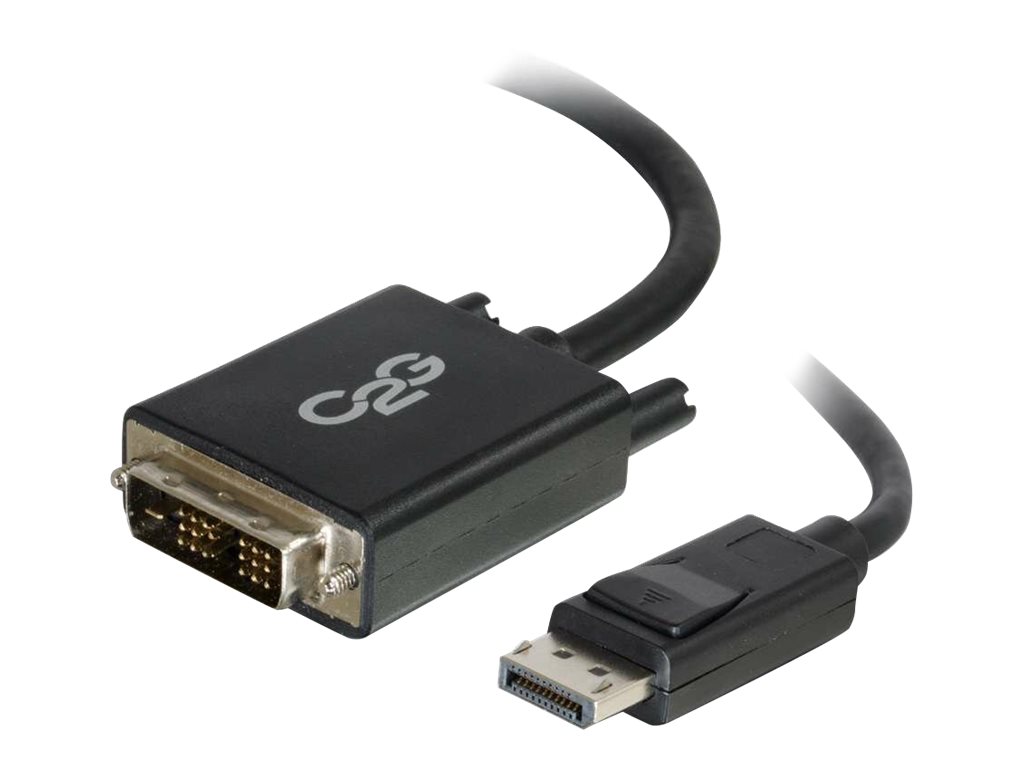 C2G 3m DisplayPort to Single Link DVI-D Adapter Cable MM - DP to DVI - Black - DisplayPort-Kabel - Single Link - DisplayPort (M)