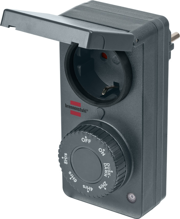 Brennenstuhl DDT IP44 - Timer - Anthrazit, Ansicht 2