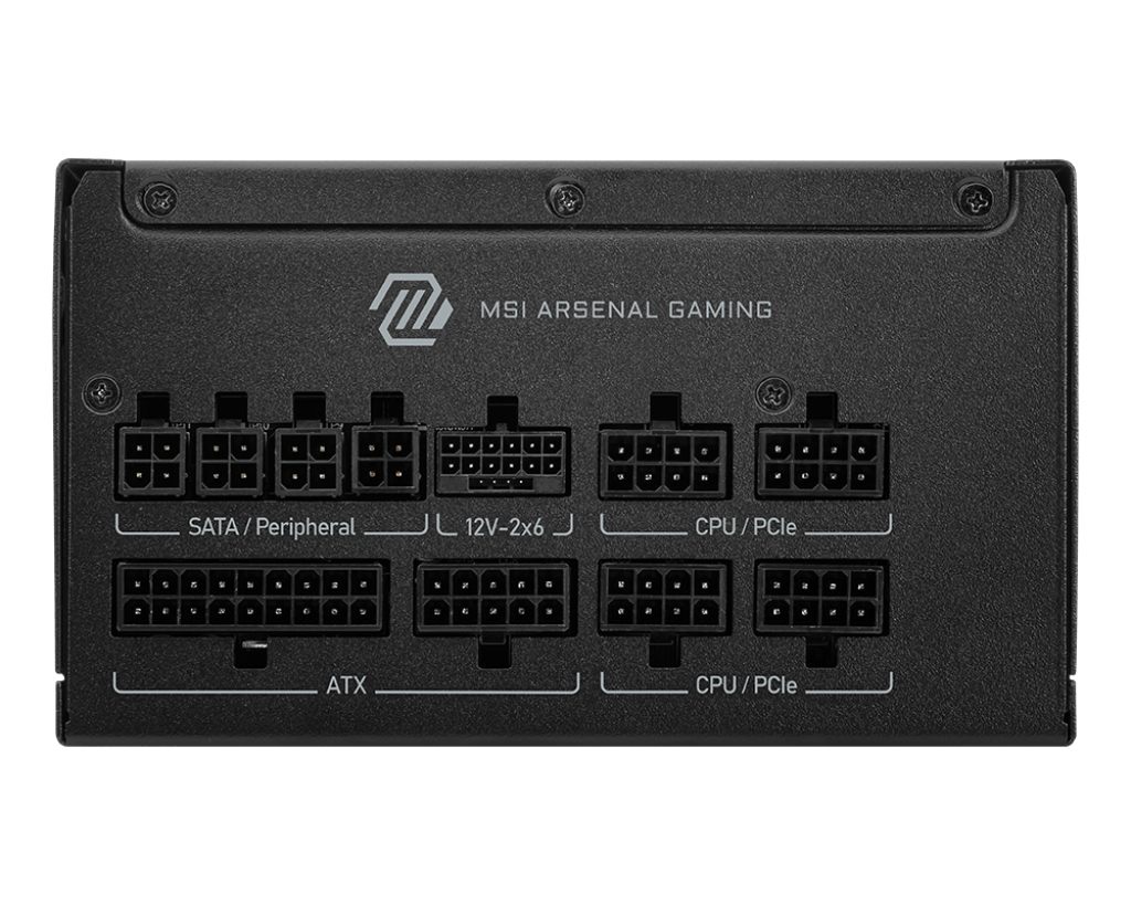 MSI Netzteil MAG A850GLS PCIE5 - PC-/Server Netzteil - ATX, Ansicht 2
