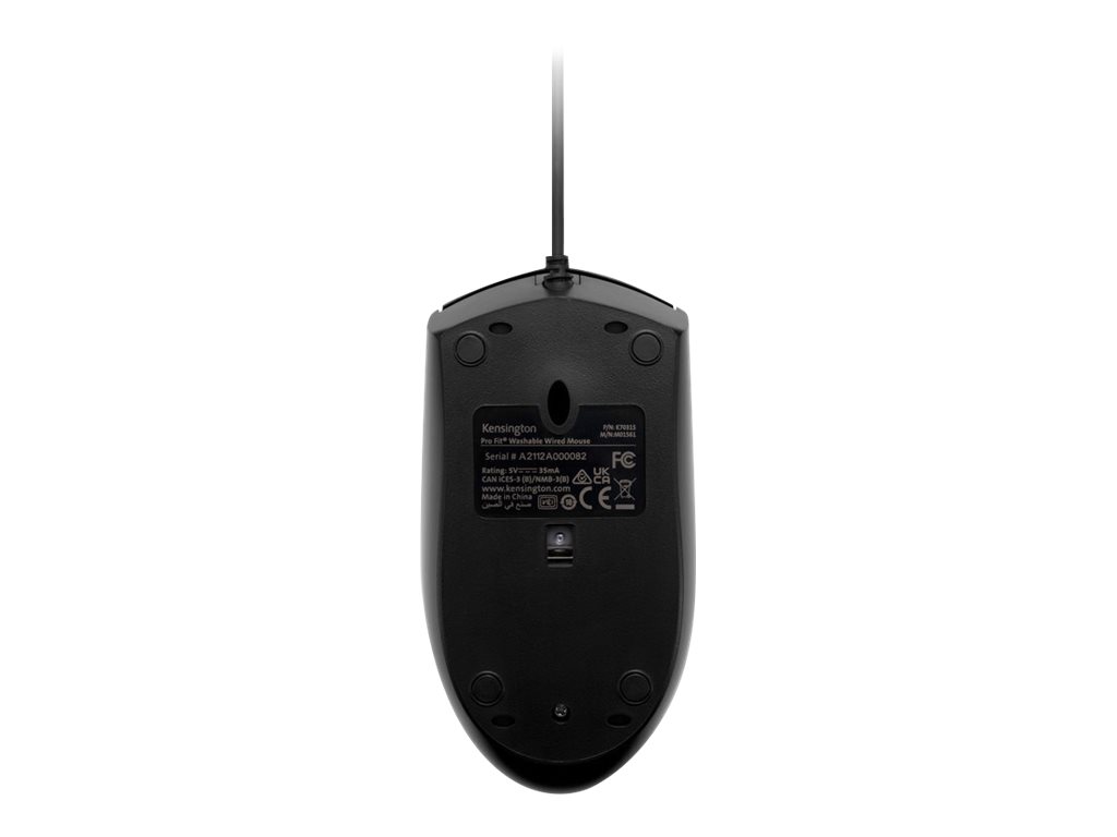 Kensington Pro Fit Washable Wired Mouse - Maus
