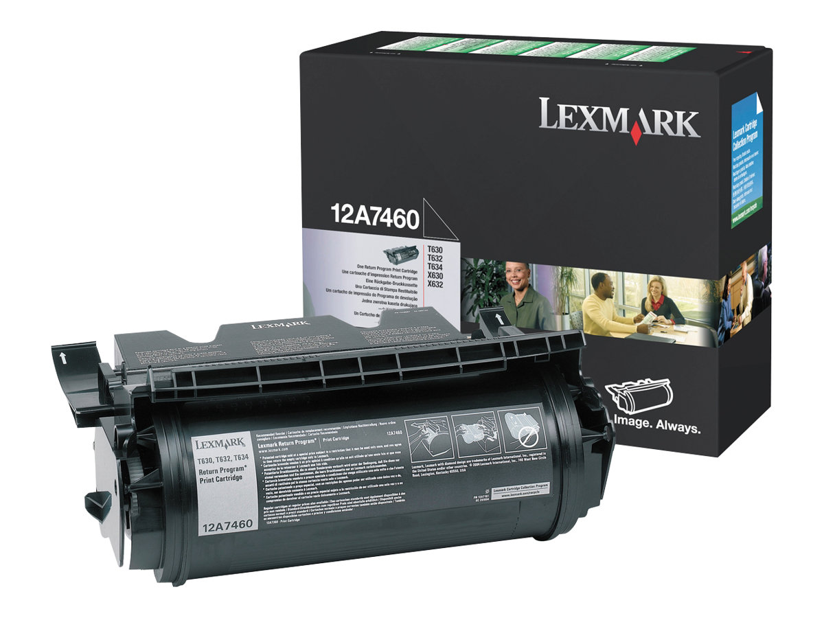 Lexmark Schwarz - Original - Tonerpatrone LRP (12A7460)