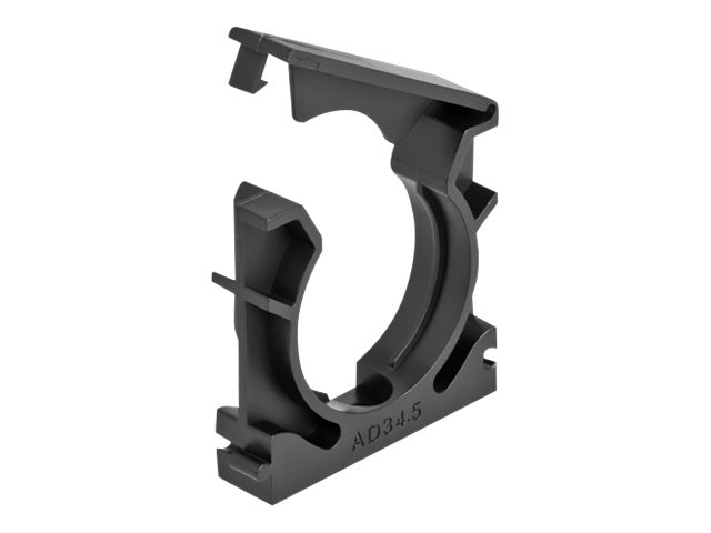 Delock Kabelhalter - mit Sicherungsclip 345 mm - Schwarz (Packung mit 4)