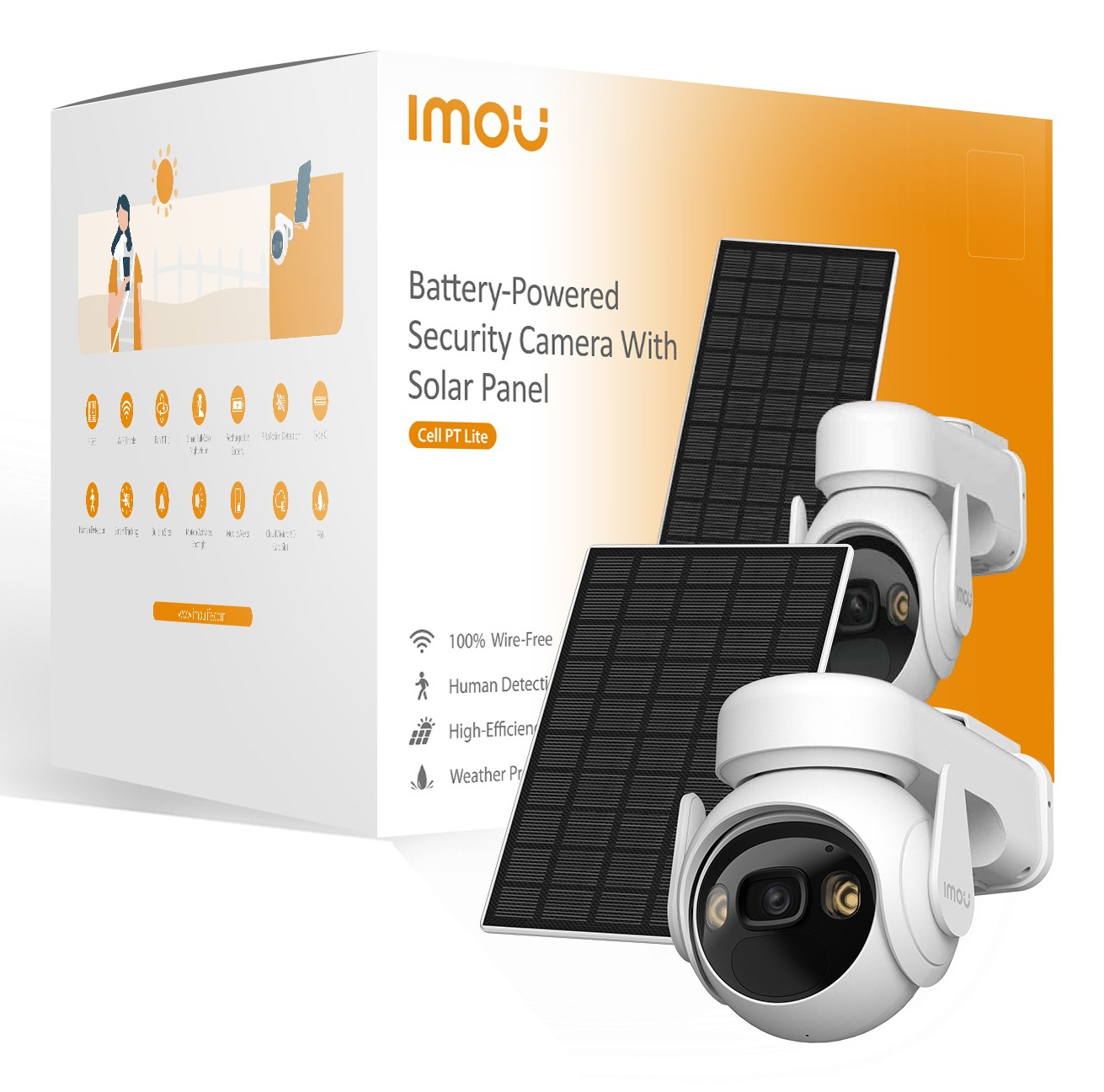 Imou Cell Pt Lite with Solar Panel Webcam - Netzwerkkamera, Ansicht 2