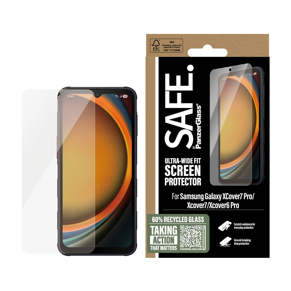 PanzerGlass SAFE. by PanzerGlass - Bildschirmschutz für Handy, Ansicht 3