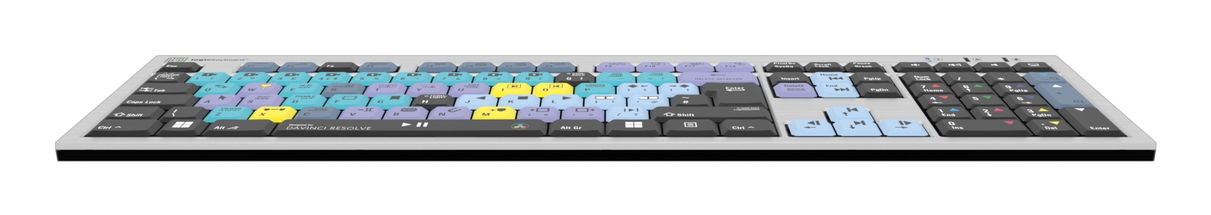 Logickeyboard Davinci Resolve Classic PC/Slim - TL: Französisch, AZERTY, Ansicht 4