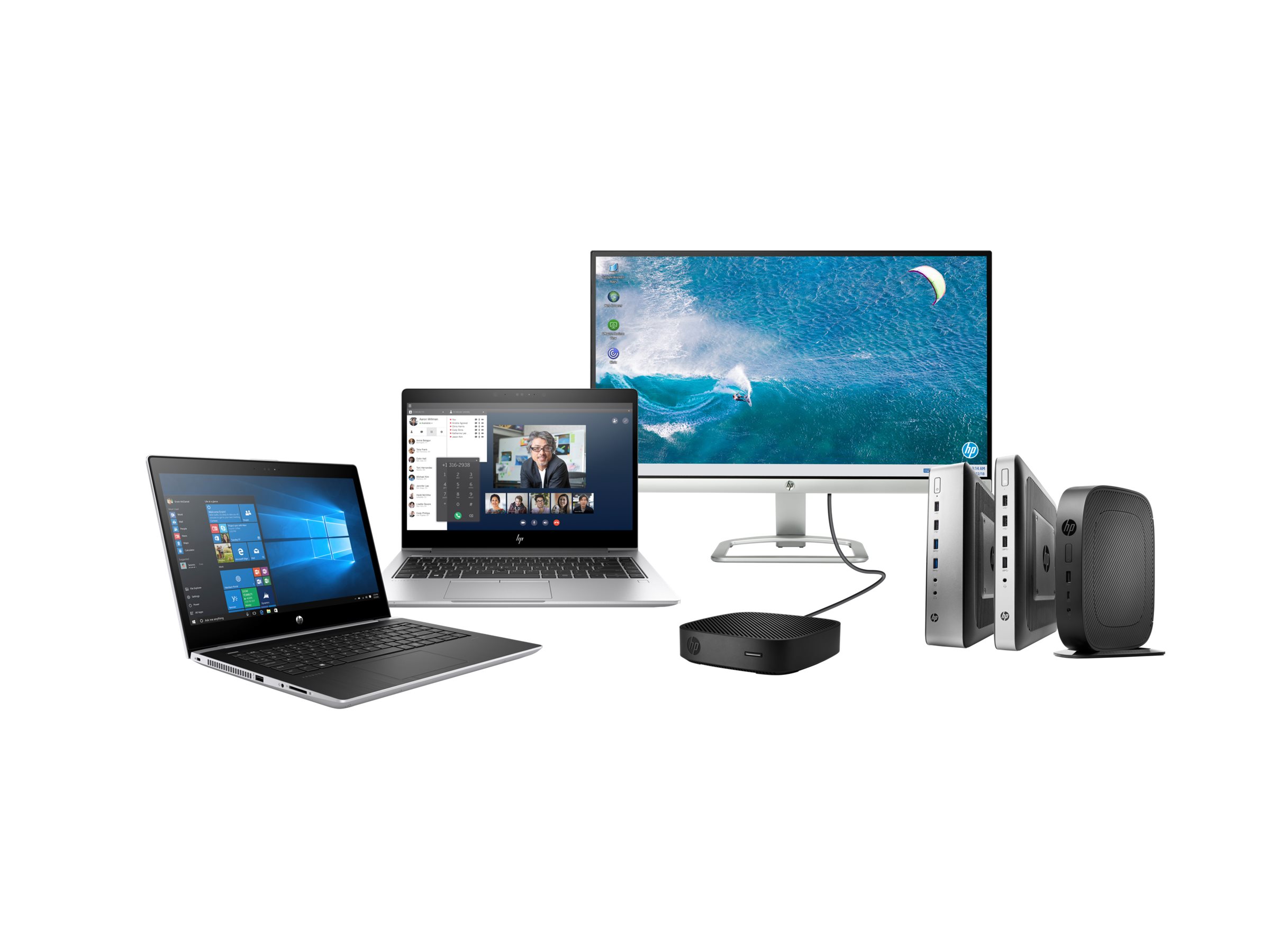 HP Elite t660 Thin Client SFF Intel U300E 8 GB RAM 32 GB eMMC Wi-Fi 6E Schwarz
