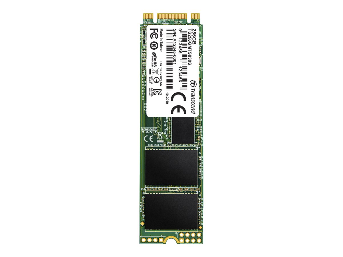 Transcend MTS830S - SSD - 256 GB - intern - M.2 2280