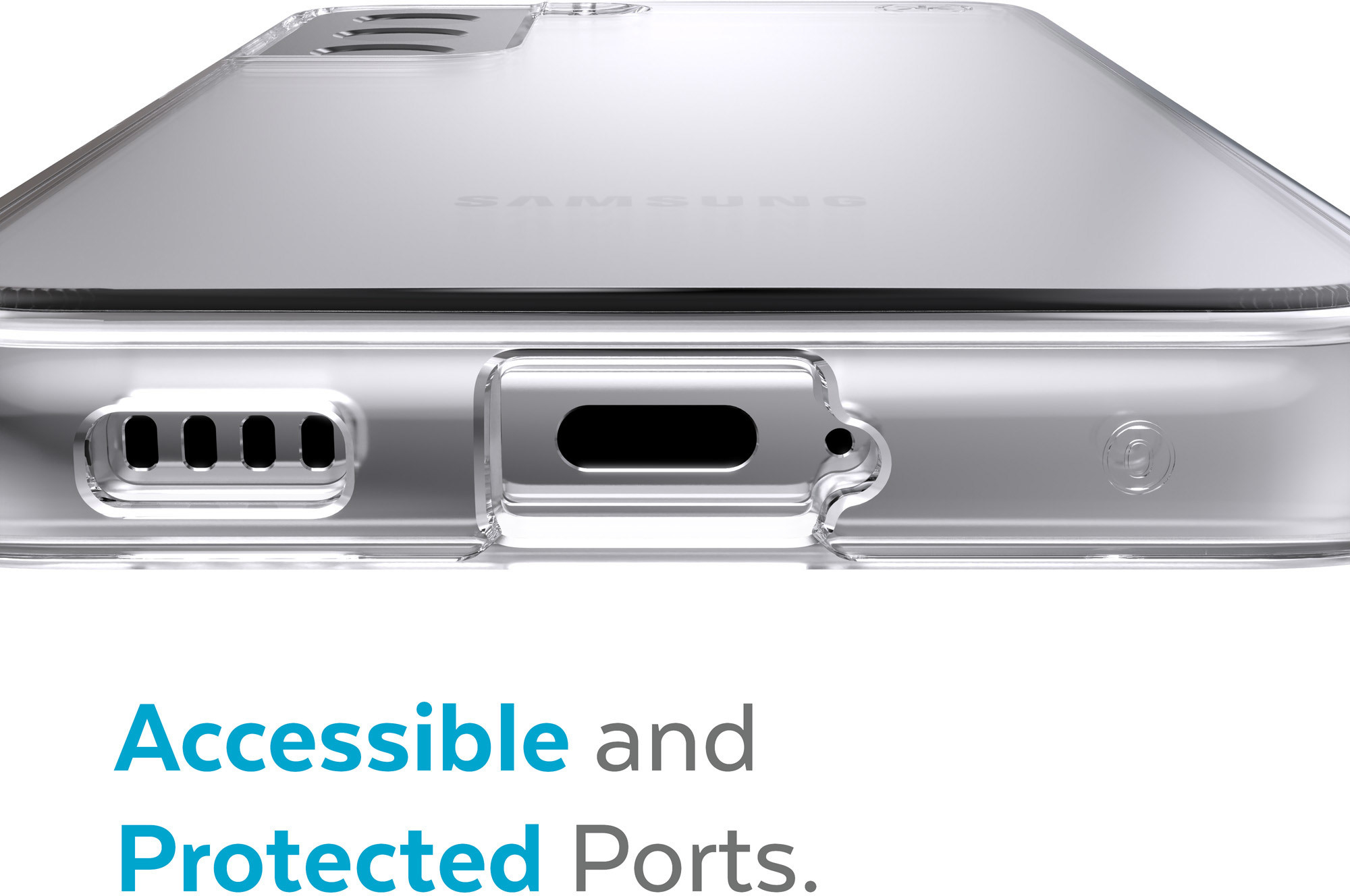 Speck Presidio Perfect Clear - Cover - Samsung - Galaxy S22 Plus - 16,8 cm (6.6) - Transparent, Ansicht 4