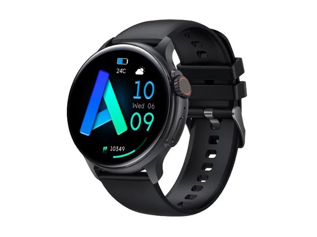Emporia WATCHjoy - Intelligente Uhr mit Armband - Anzeige 3.6 cm (1.43) - Schwarz, Ansicht 3