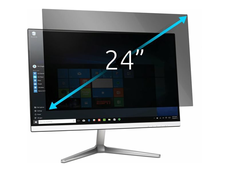 Kensington Blickschutzfilter für Bildschirme - 2-Wege - entfernbar - 61 cm (24")