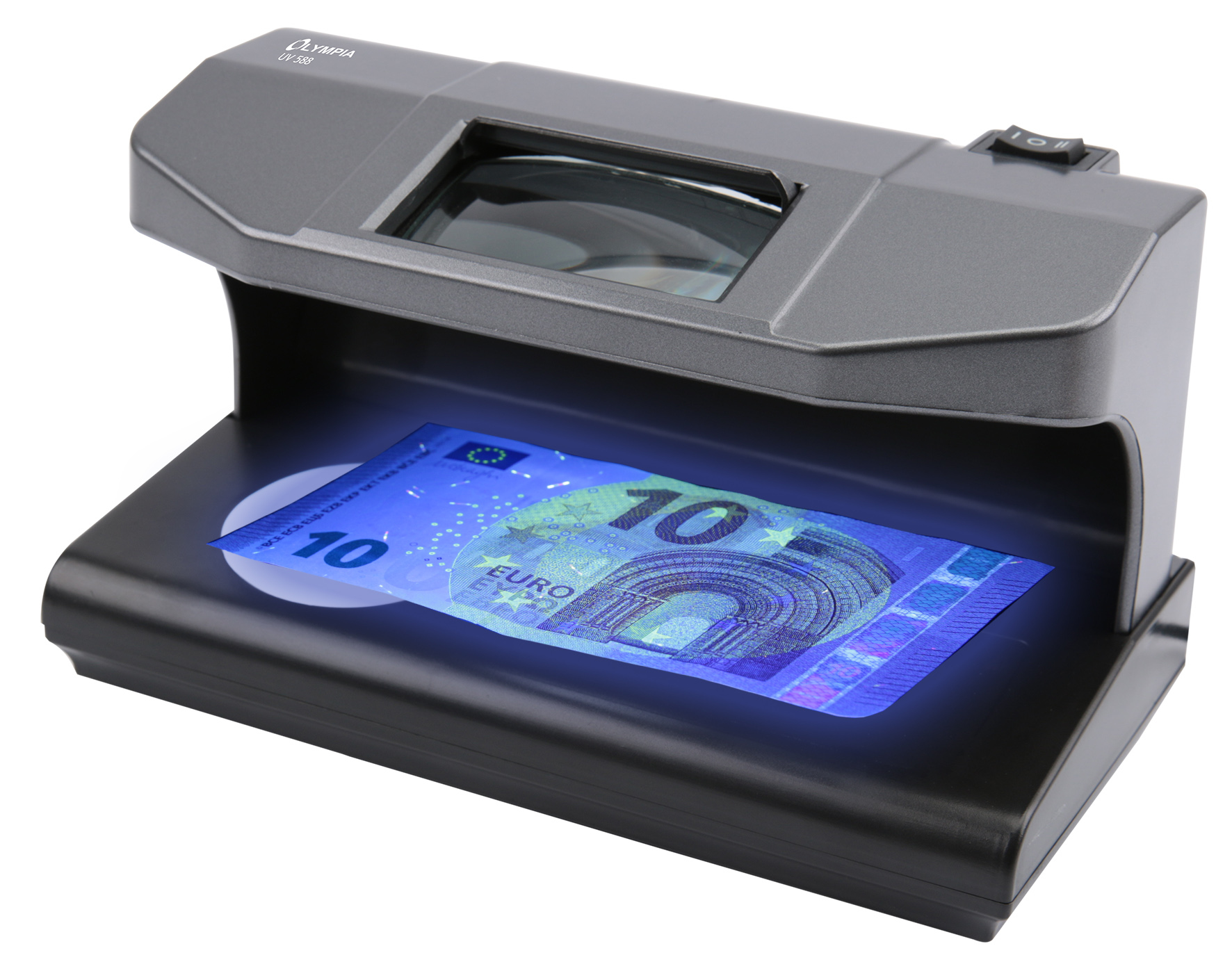 Olympia UV 588 - Multi-Währung - Ultraviolett (UV) - Schwarz - 2 Lampen - UV - 3 W, Ansicht 2