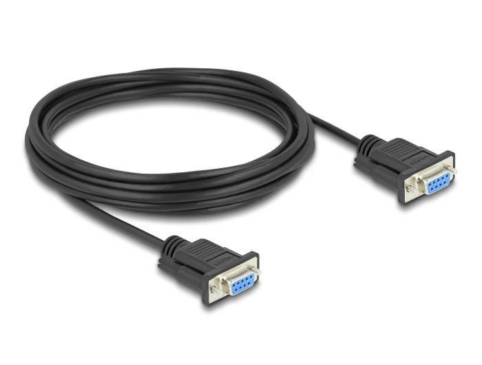 Delock Kabel seriell - DB-9 (W) zu DB-9 (W), Ansicht 3
