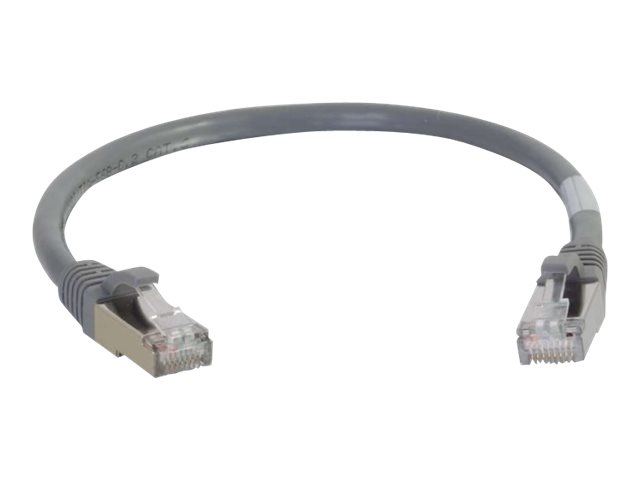 C2G Cat6a Booted Shielded (STP) Network Patch Cable - Patch-Kabel - RJ-45 (M) - Grau, Ansicht 4