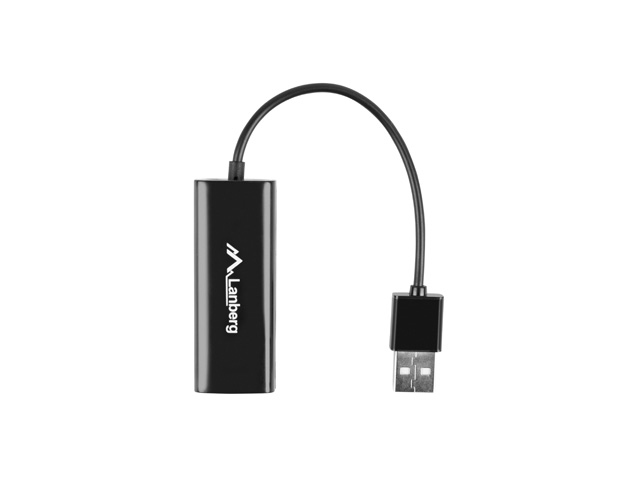 Lanberg NC-0100-01 - Schwarz - 20 g - 1 Stück(e) - 10 Gbit/s - 0,15 m, Ansicht 3