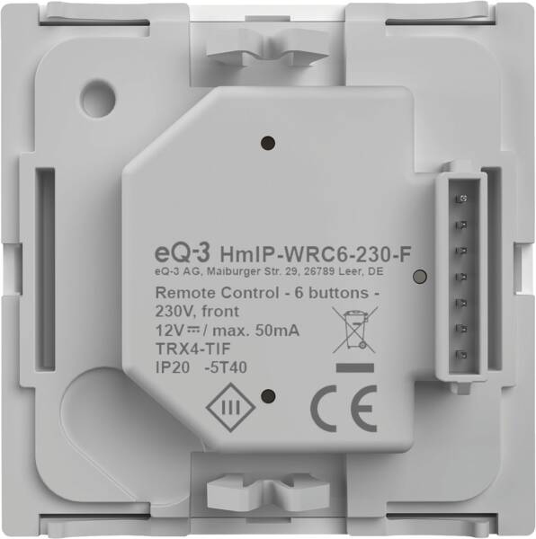 eQ-3 AG Homematic IP Wandtaster - 6-fach, Ansicht 3
