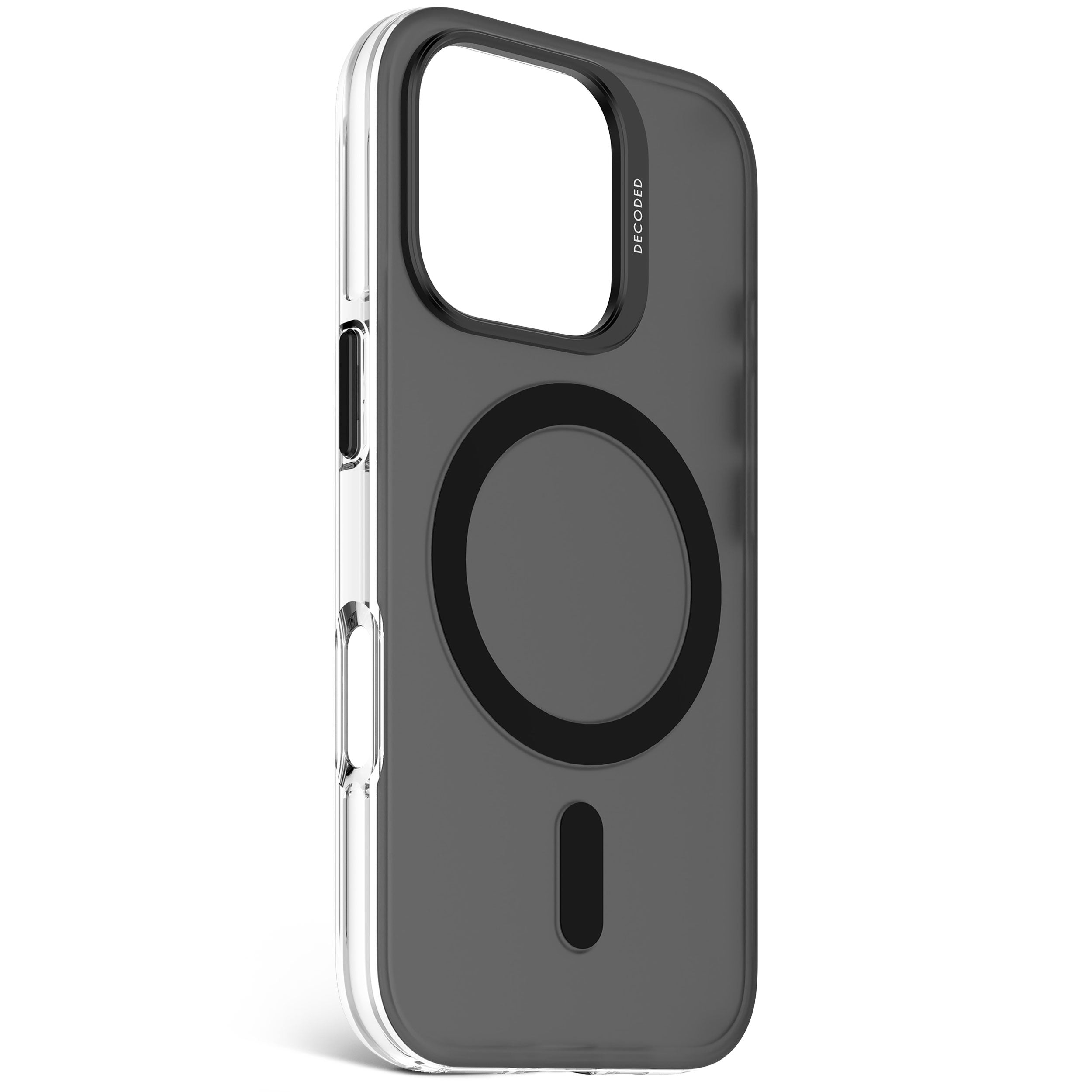 Decoded Recycled Plastic Backc. iPhone 16 Pro Transparent Black, Ansicht 2